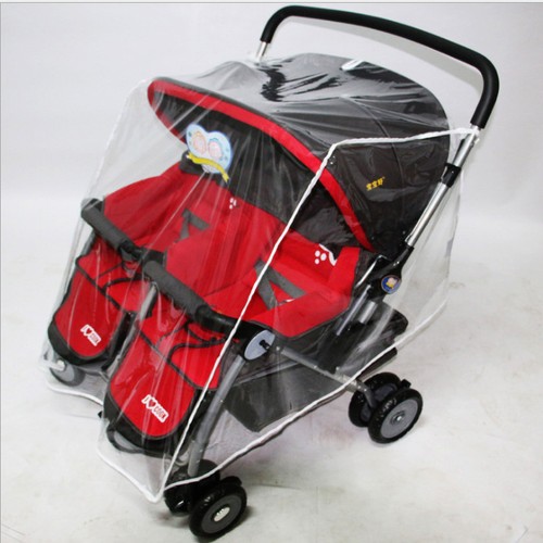 Twin stroller rain cover - stroller,