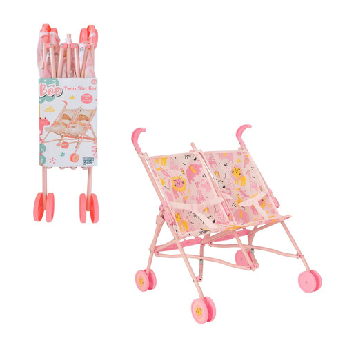 Baby boo twin dolls - twin, stroller