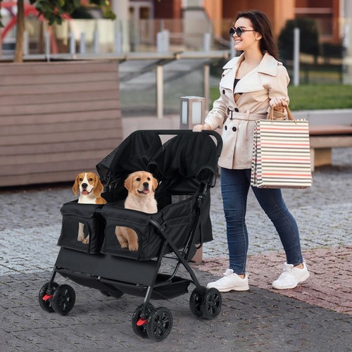 Pet stroller foldable - foldable, dog