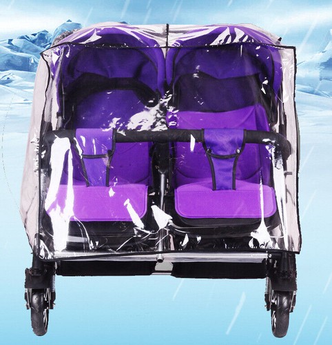 Twin stroller rain - rain, cover