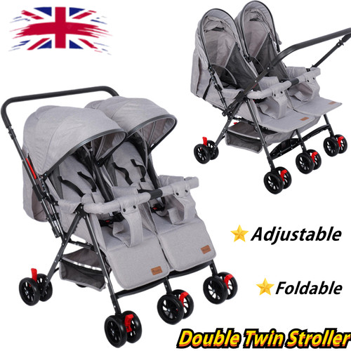 Twin pushchair double stroller - pushchair,double,