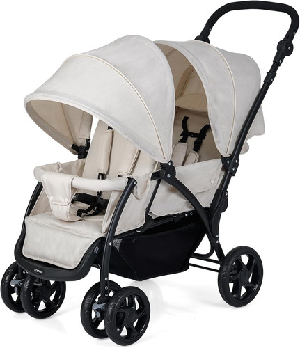 Double seat pushchair - seat,