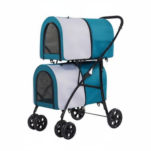 Twin cabin pet stroller - cabin,