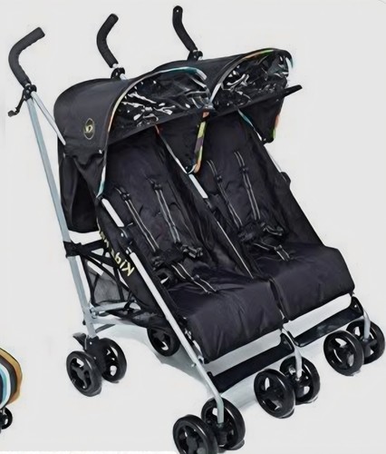 Double stroller pram twin - double,