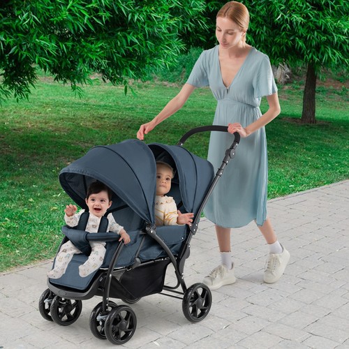 Double stroller foldable - double,